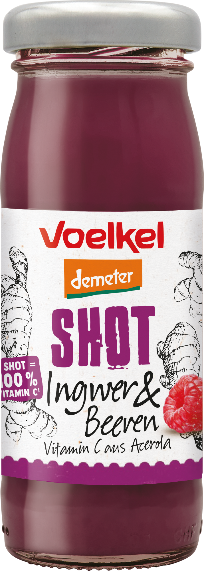 Voelkel Ingwer-Beeren-Shot (60 ml) - Bio Voelkel Ingwer-Beeren-Shot (60 ml) - Bio