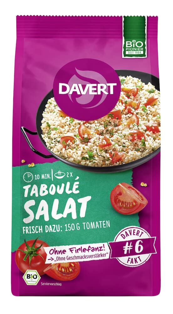 Davert Bio Taboulé Salat (2x170g) Davert Bio Taboulé Salat (2x170g)