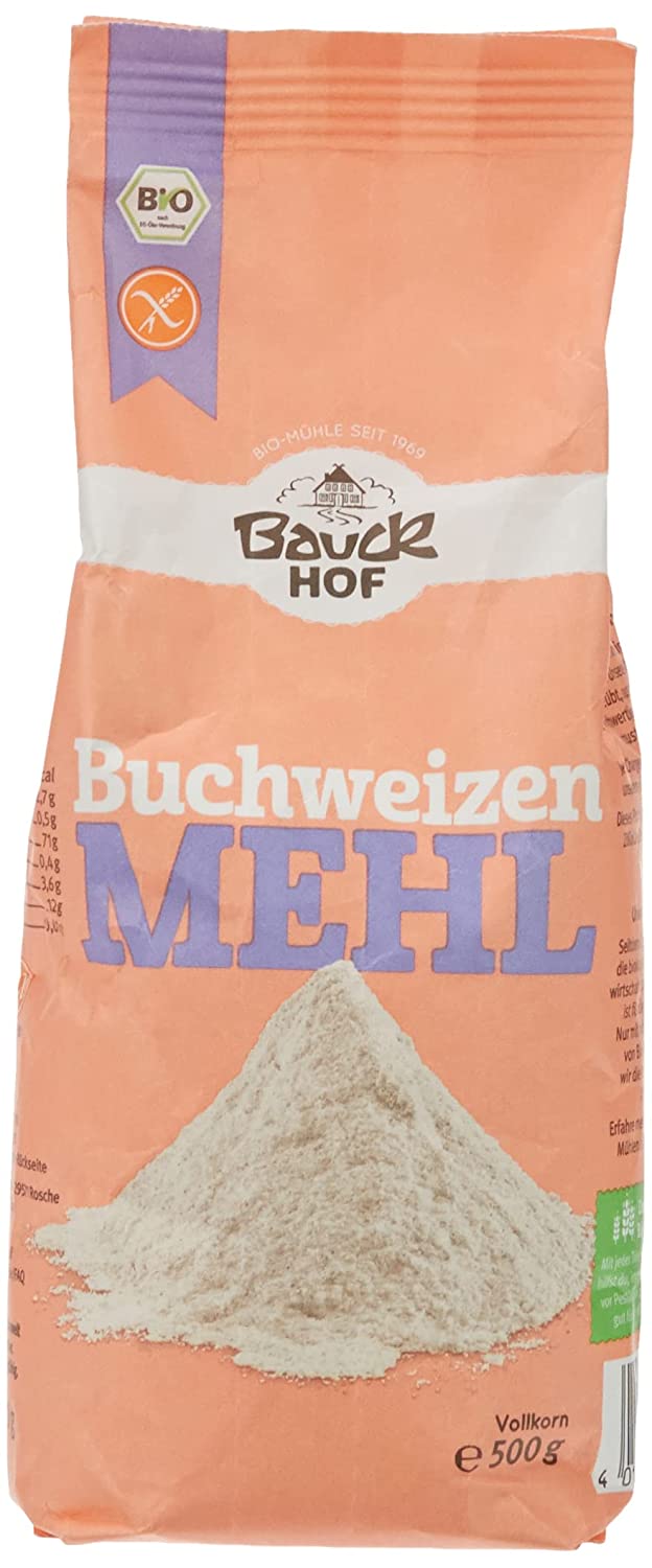 Bauck HOF Buchweizenmehl Vollkorn 500g Bauck HOF Buchweizenmehl Vollkorn 500g