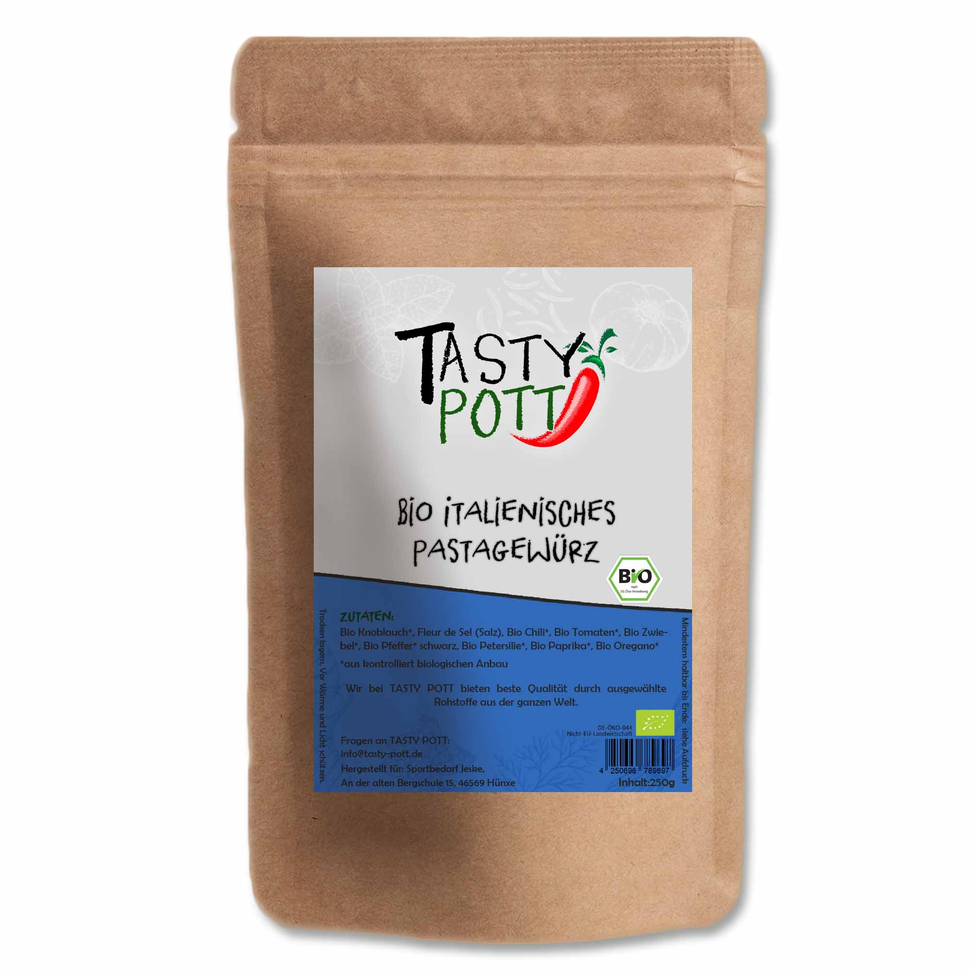 Bio italienisches Pastagewürz - Gewürzmischung Pasta - Beutel 30g
