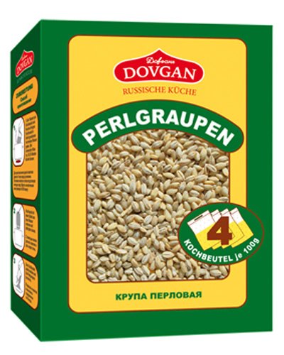 Dovgan Perlgraupen in Kochbeutel portioniert (4x100g) 400g Dovgan Perlgraupen in Kochbeutel portioniert (4x100g) 400g