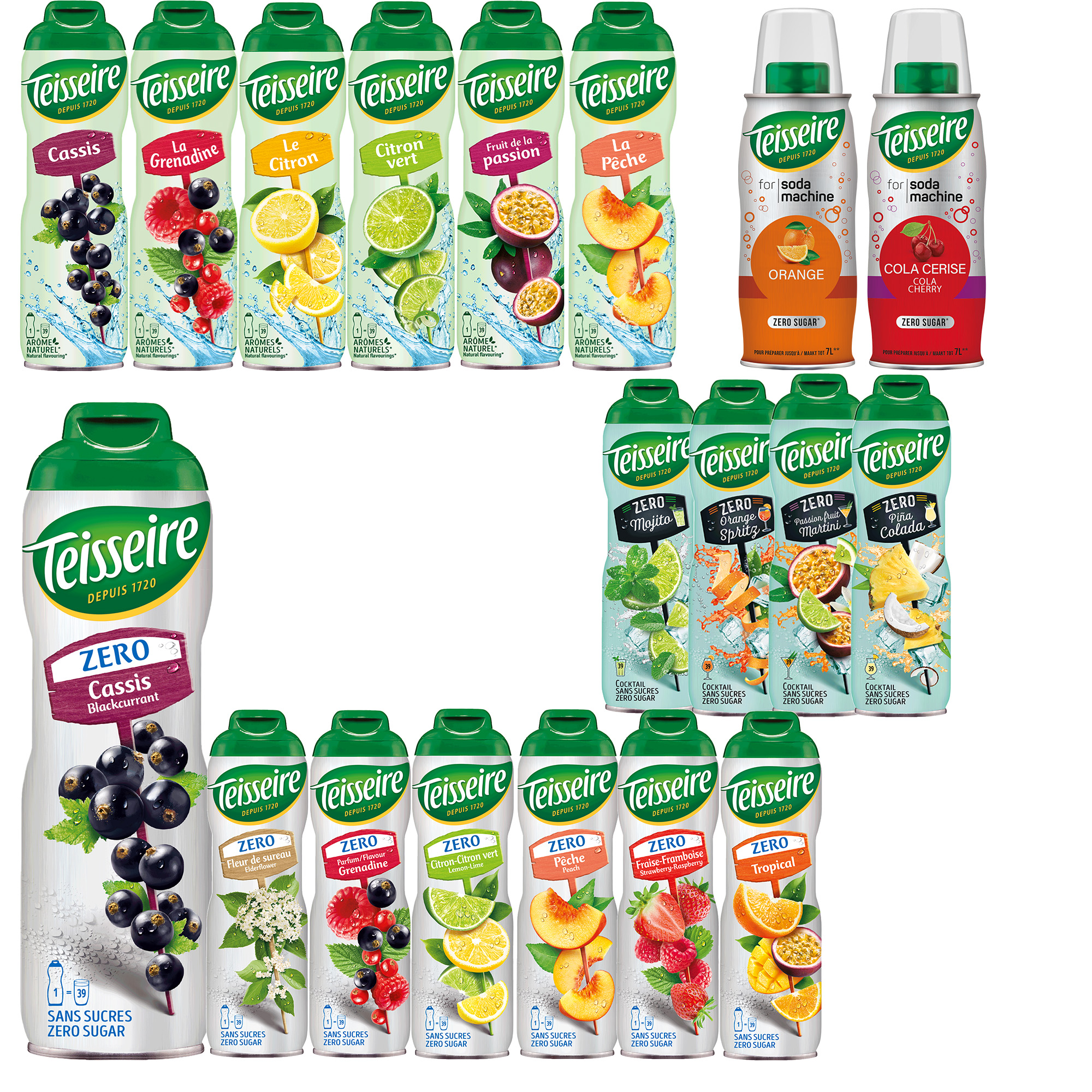 Teisseire Sirup 1 x 600ml Teisseire Sirup 1 x 600ml