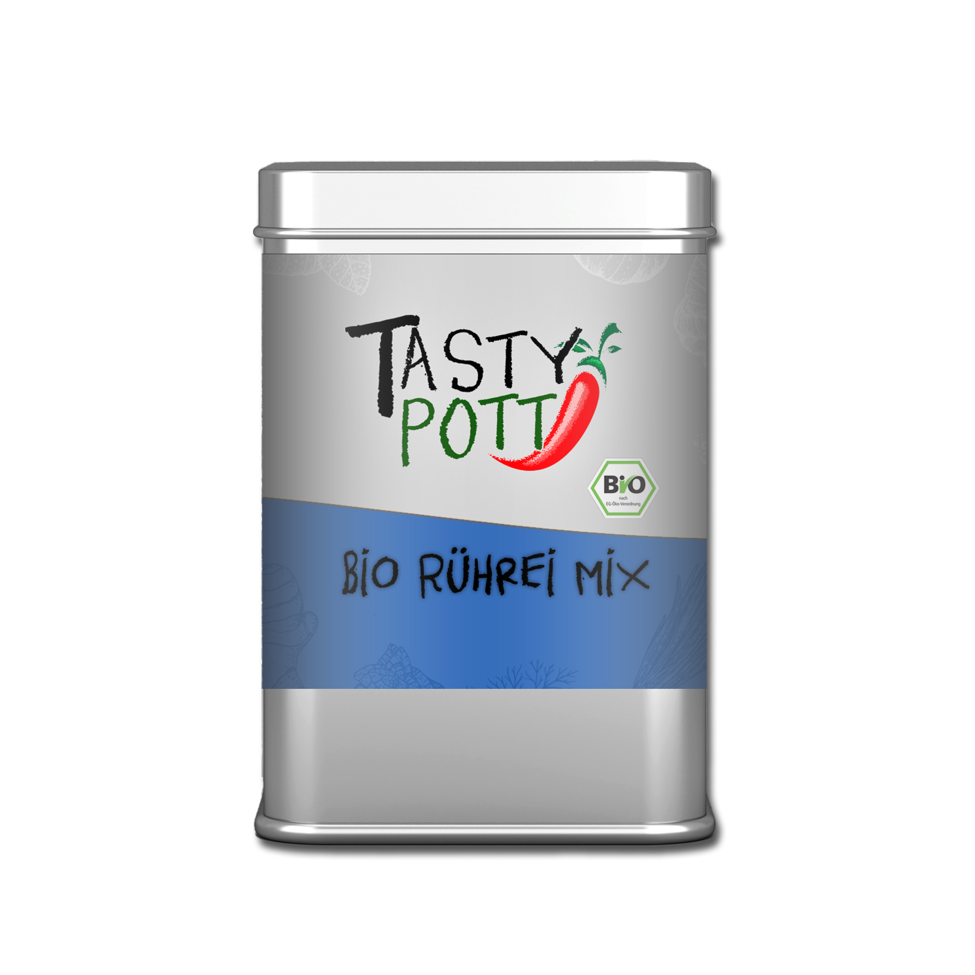 Bio Rührei Mix - Gewürzmischung - 80g Dose von Tasty Pott Bio Rührei Mix - Gewürzmischung - 80g Dose von Tasty Pott