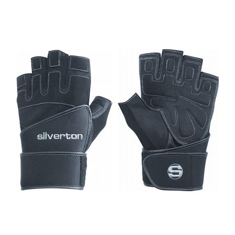 Silverton POWER PLUS Fitnesshandschuh mit Neopren Handgelenkbandage