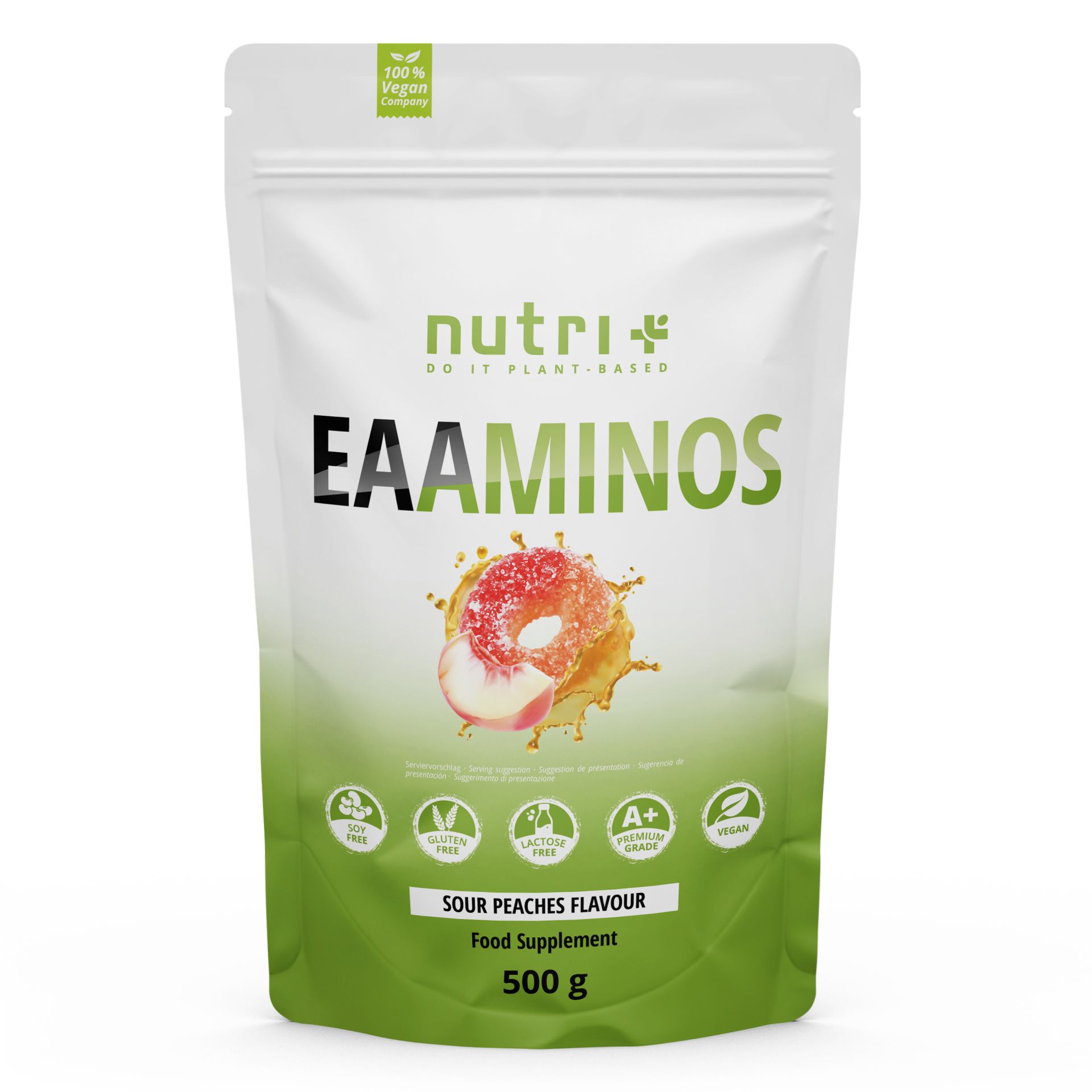 Nutri+ EAA Hochdosierte Aminosäuren  500g Nutri+ EAA Hochdosierte Aminosäuren  500g