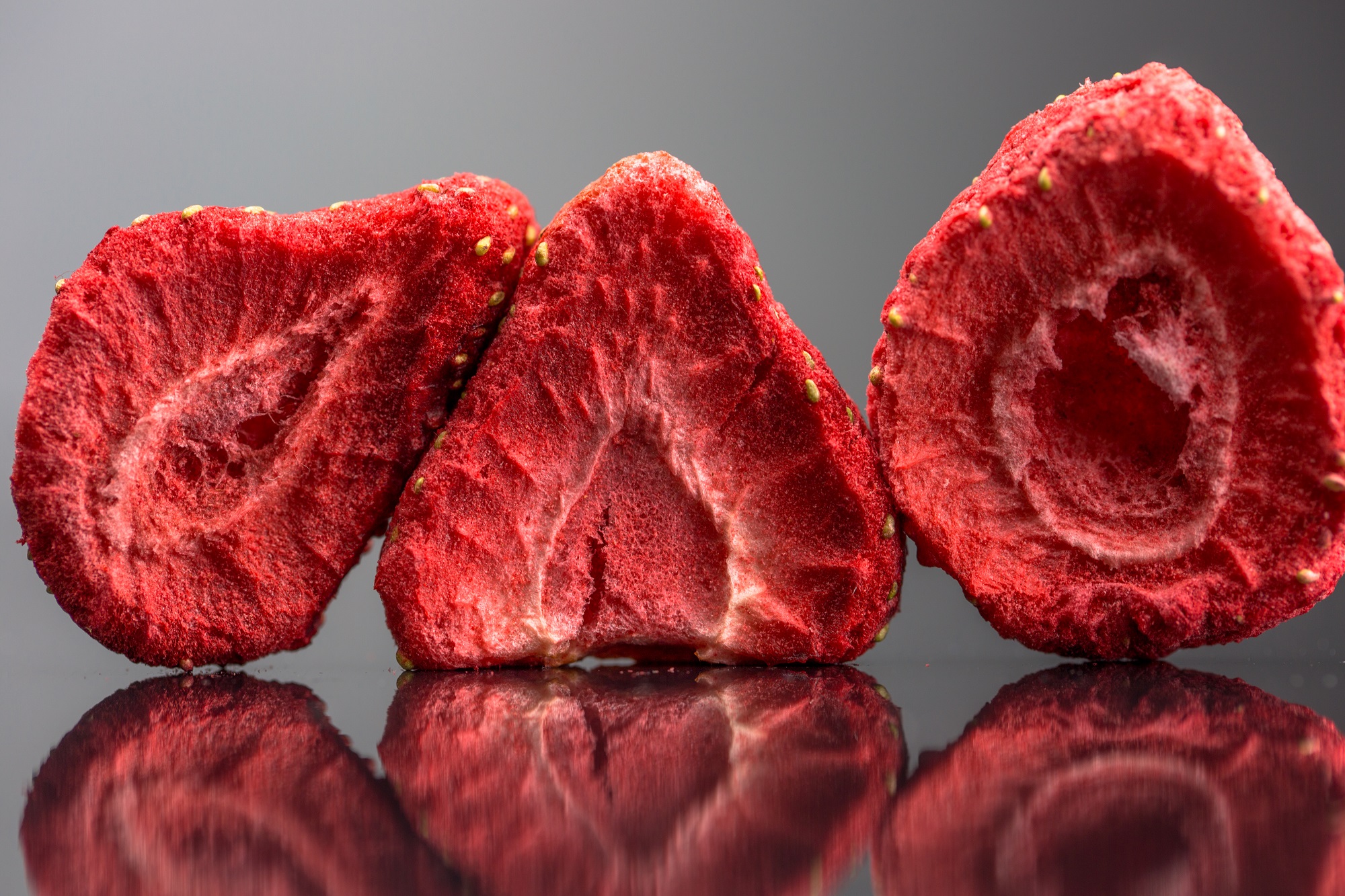 Gefriergetrocknete Erdbeerscheiben - Erdbeeren - 350g Beutel Tasty Pott 