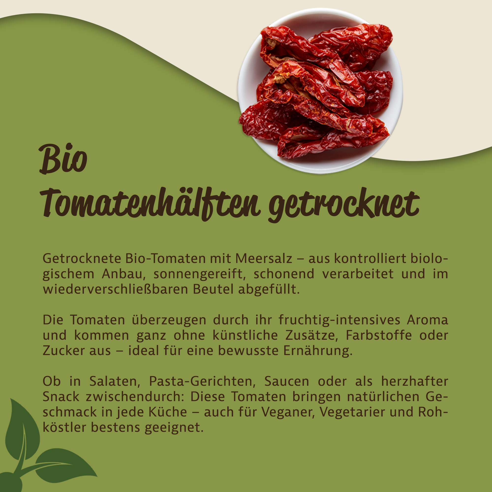 Mynatura Bio Tomatenhälften getrocknet
