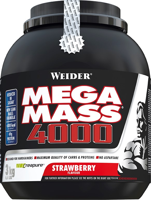 Weider Mega Mass 4000 | 3000g Dose Weider Mega Mass 4000 | 3000g Dose