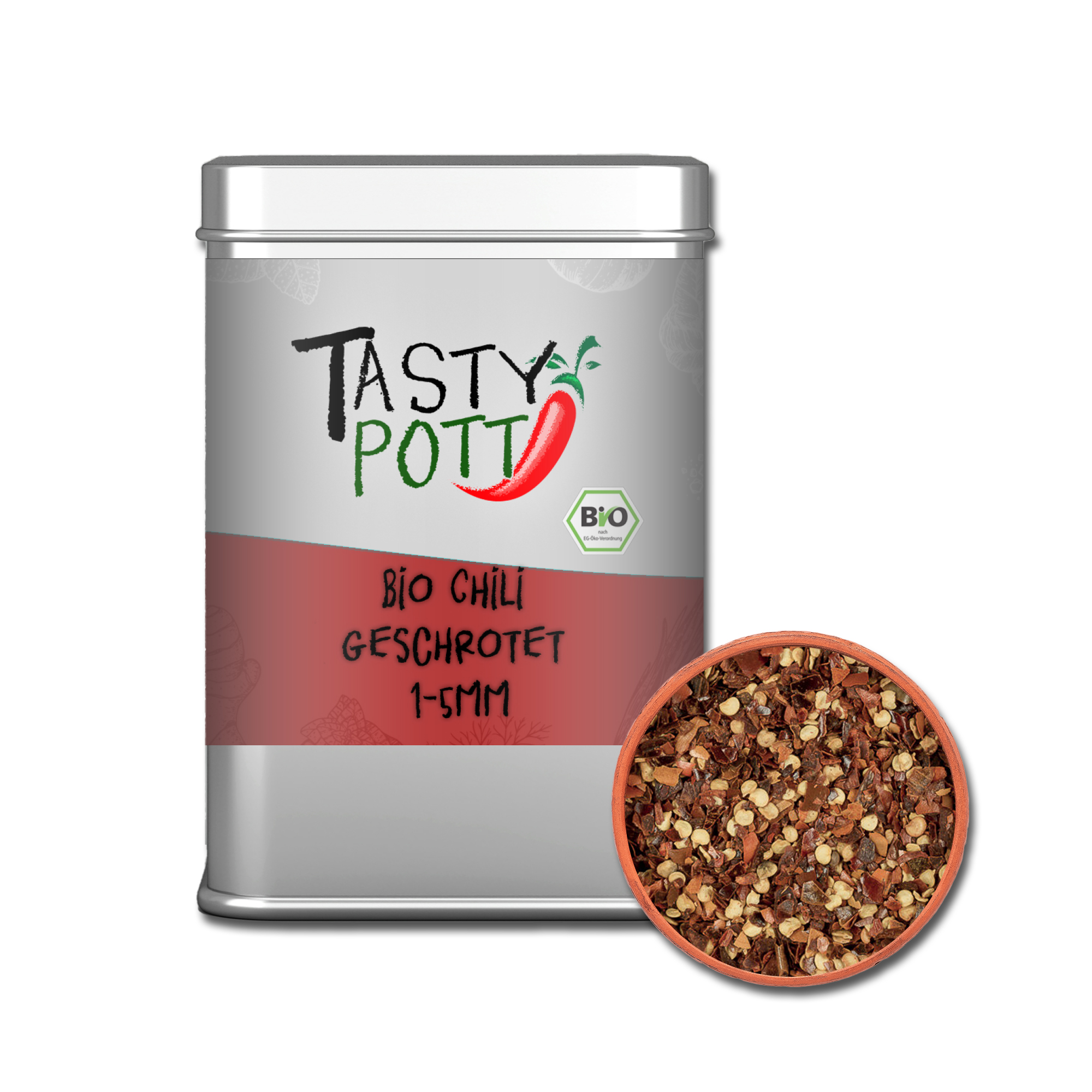 Bio Chili geschrotet mit Saat 60g