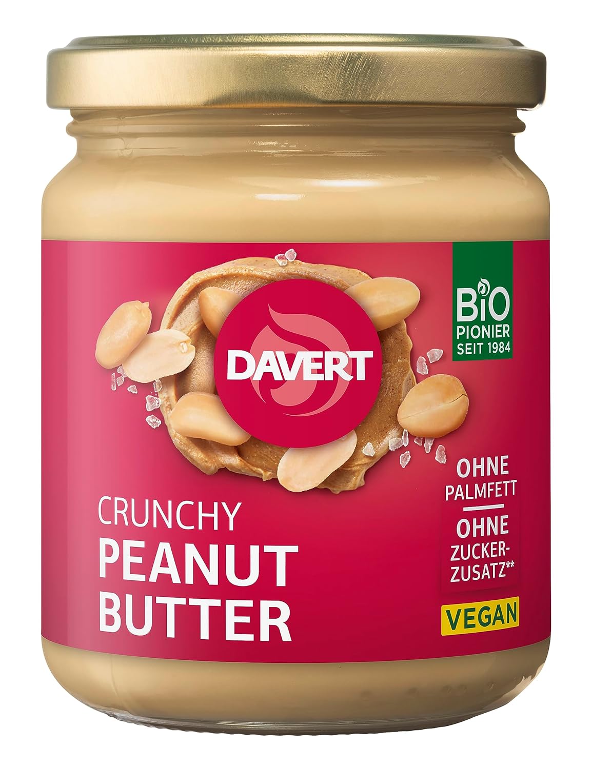 Davert Crunchy Peanutbutter (250g) Davert Crunchy Peanutbutter (250g)