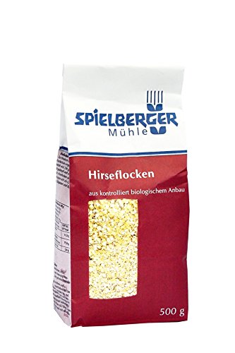 Spielberger Bio Hirseflocken, kbA (1 x 500 g) Spielberger Bio Hirseflocken, kbA (1 x 500 g)