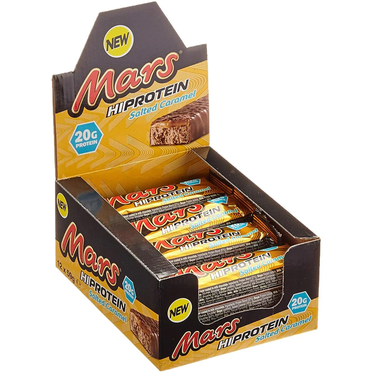 Mars Hi-Protein Bar, 12x59 g Riegel Mars Hi-Protein Bar, 12x59 g Riegel