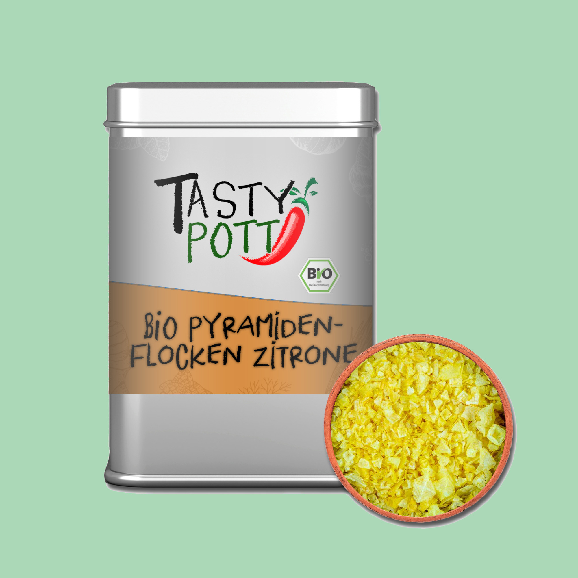 Bio Pyramidenflocken Zitrone 85g