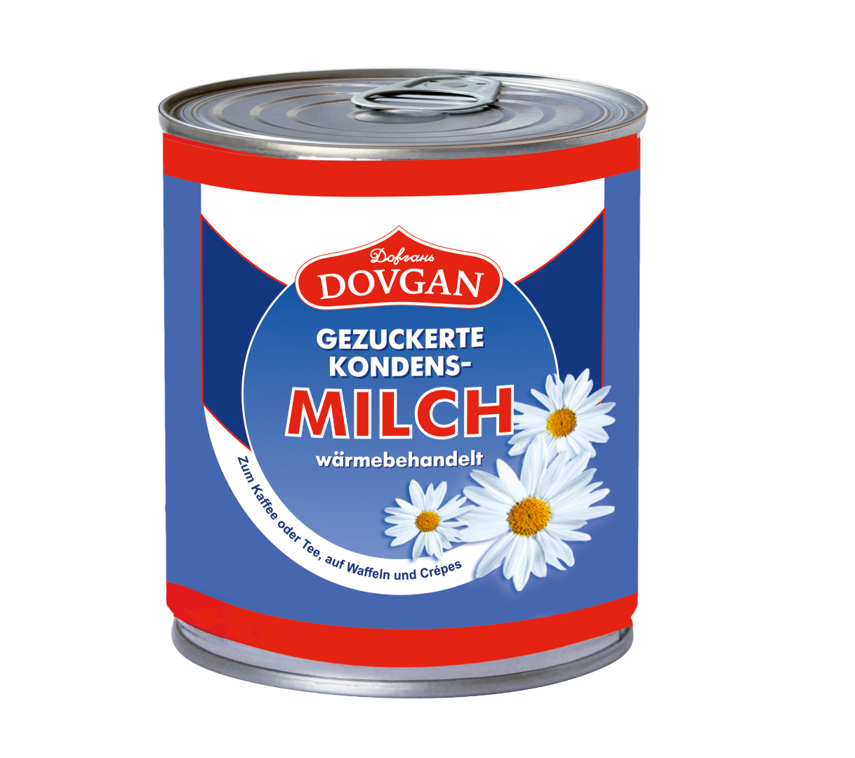 DOVGAN gezuckerte Kondensmilch, 8,5% Fett (6x370g) DOVGAN gezuckerte Kondensmilch, 8,5% Fett (6x370g)