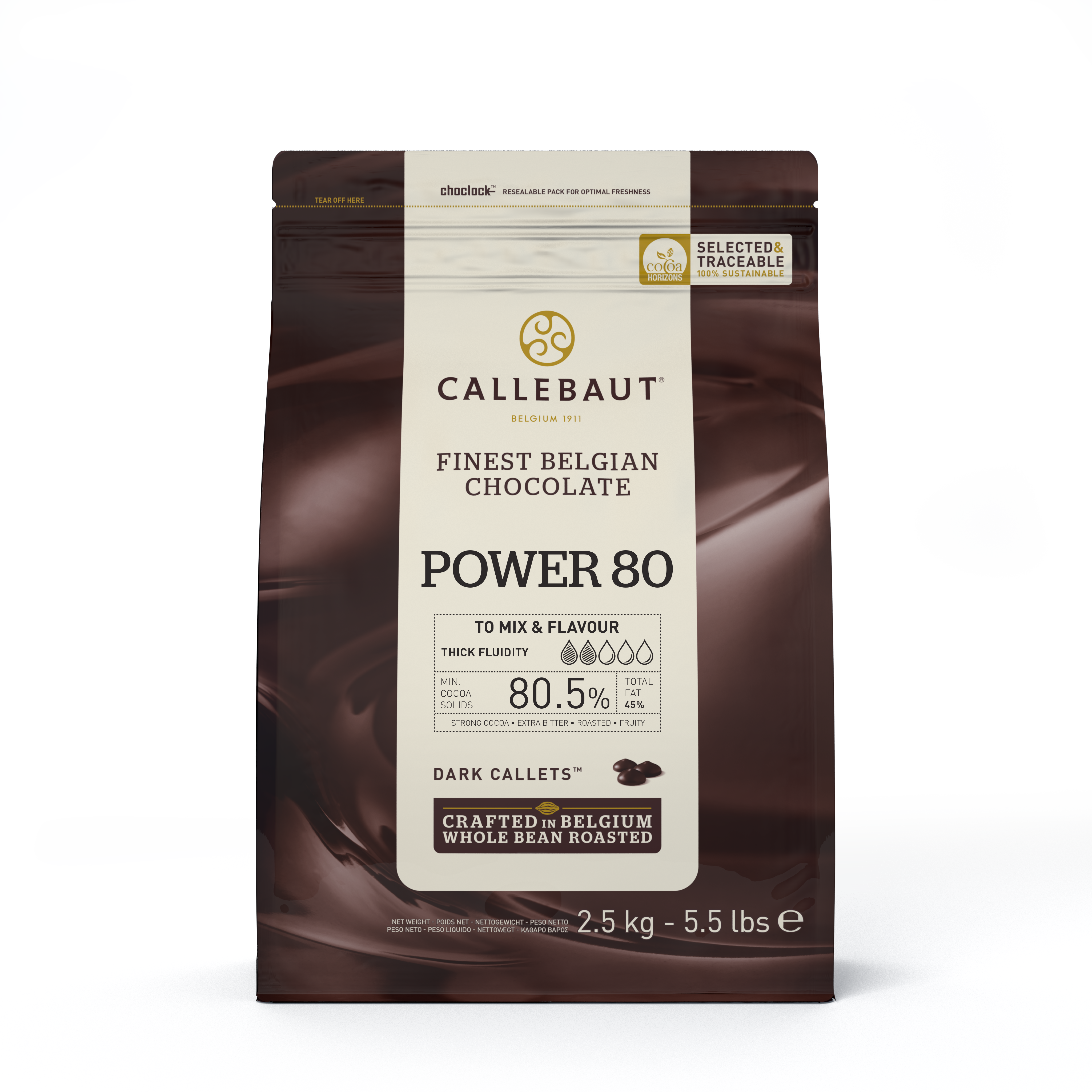 Callebaut dunkle Callets Power 80 (2,5kg) Callebaut dunkle Callets Power 80 (2,5kg)