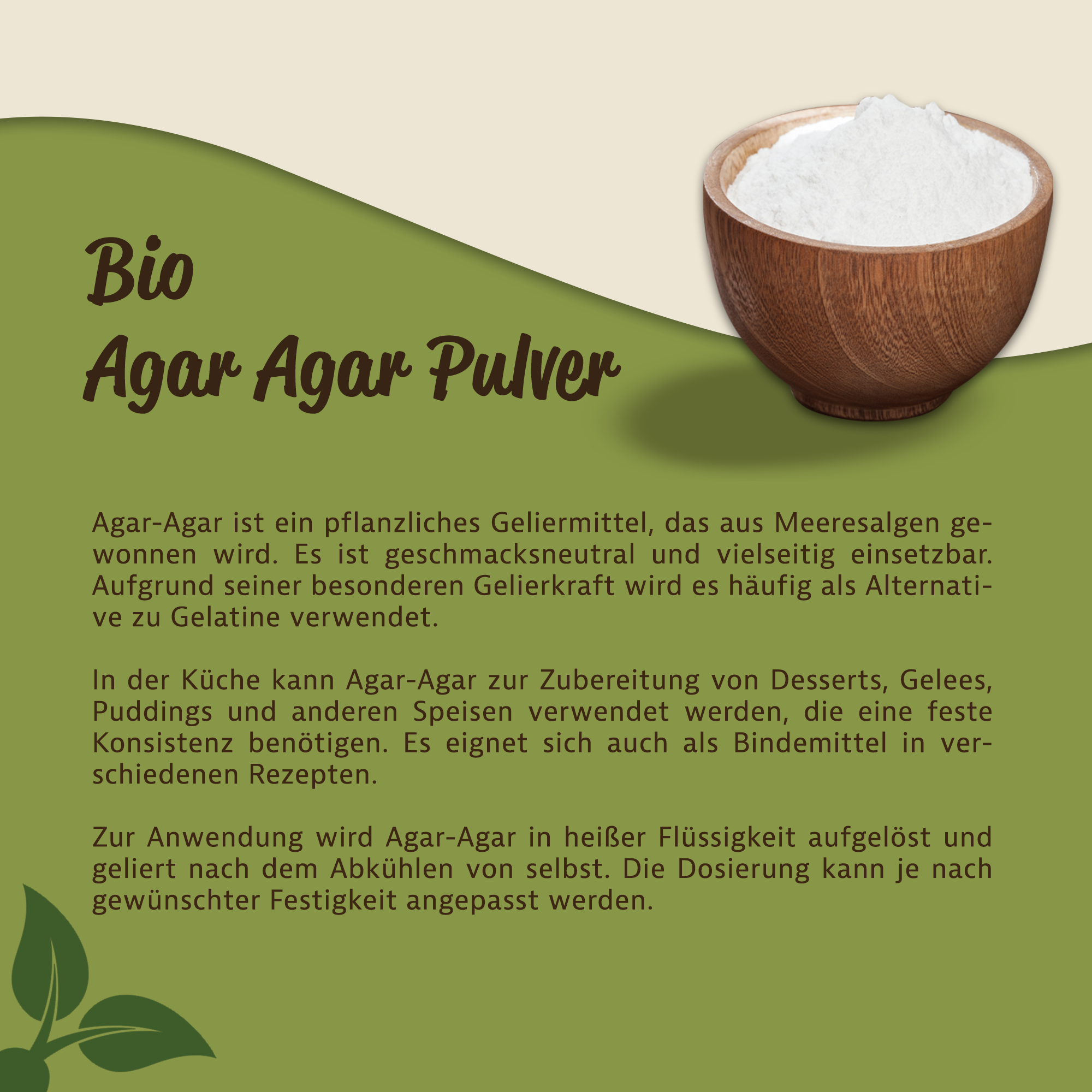 Agar Agar – Pflanzliches Geliermittel & vegane Alternative zu Gelatine | Mynatura