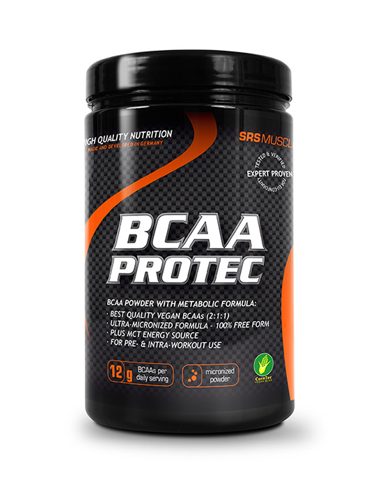 SRS BCAA Protec Aminosäure Fitness 414 g Dose