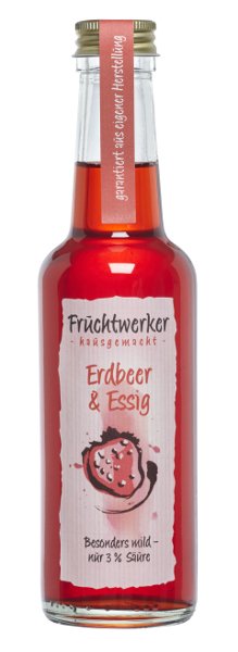 Fruchtwerker Erdbeer & Essig 250ml