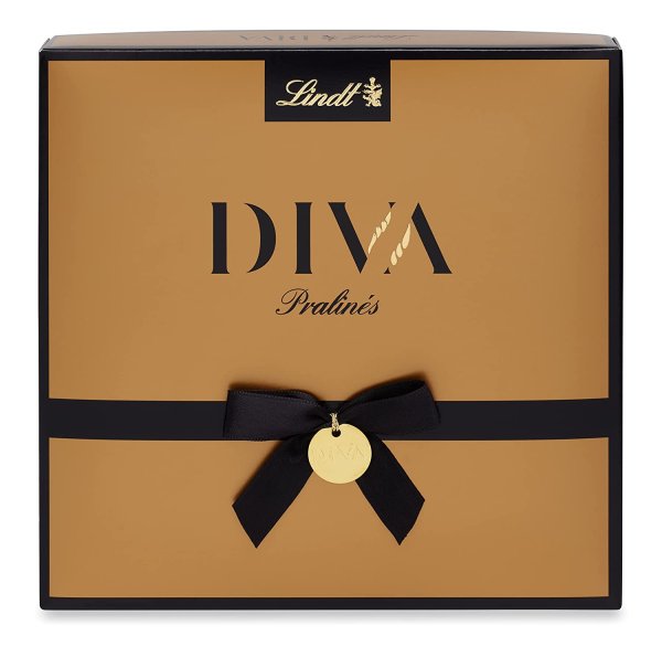 Lindt Schokolade - DIVA Pralinés Collier Pralinés-Schachtel mit 16 Pralinen 173 g