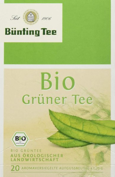 Bünting Tee Bio Grüner (1 x 35 g)