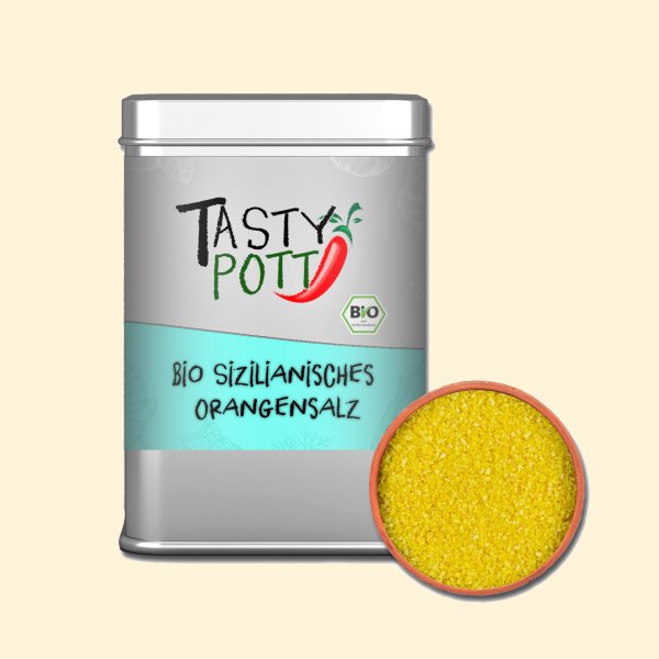 Tasty Pott Bio Orangensalz (Sizilien) 125g