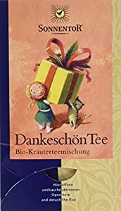 Sonnentor Dankeschön-Kräutertee Doppelkammerbeutel, 1er Pack (1 x 27 g) - Bio