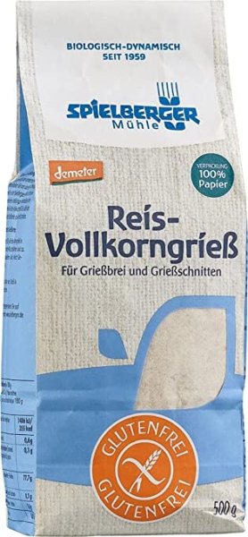 Spielberger Bio Glutenfreier Reis-Vollkorngrieß (1 x 500 g)