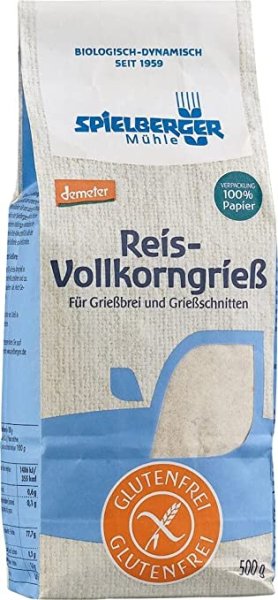 Spielberger Bio Glutenfreier Reis-Vollkorngrieß (2x500g)