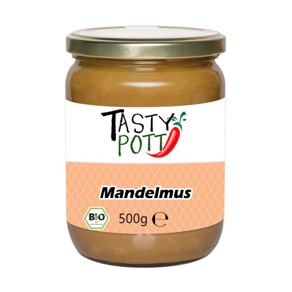 Tasty Pott Bio Mandelmus 500g Glas