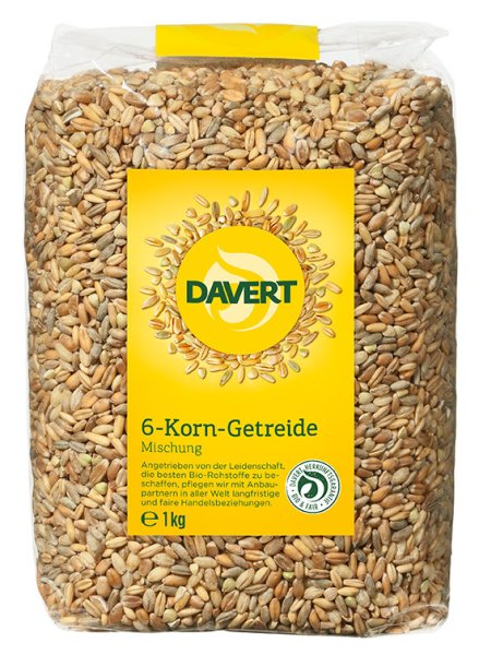 Davert Sechskorn-Getreidemischung 1 kg - Bio