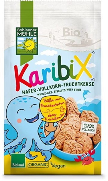 Bohlsener Mühle KaribiX Hafer-Vollkorn Fruchtkekse, 125 g