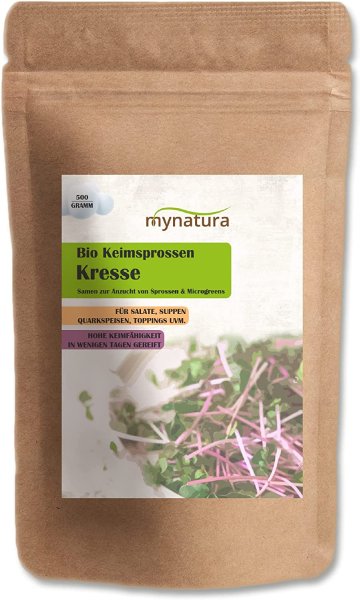 Mynatura Bio Kresse Keimsprossen Gemüse (500g)