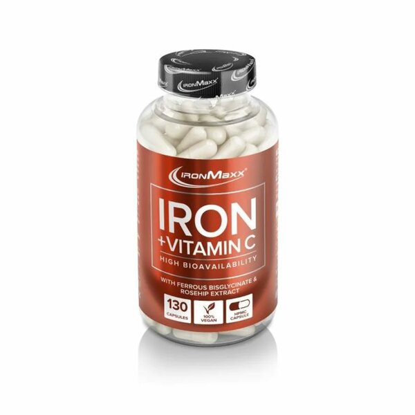 IronMaxx Iron + Vitamin C, 130 Kapseln Dose