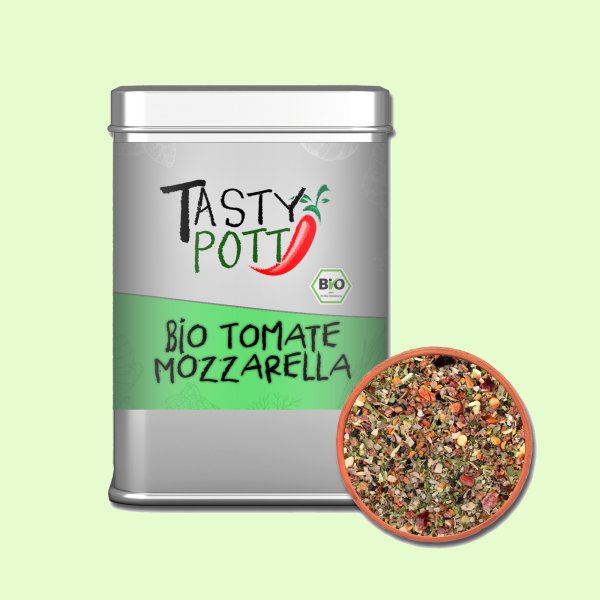 Tasty Pott Bio Tomate Mozzarella Würze 80g Kräutermischungen
