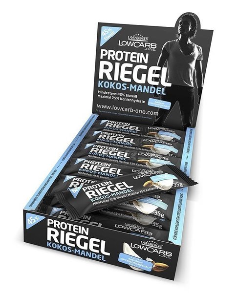 Layenberger LowCarb.one Protein Riegel 45% Eiweiß (18x 35g Box)