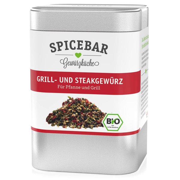 Spicebar Bio Grill-Gewürz und Steak-Gewürz 70g