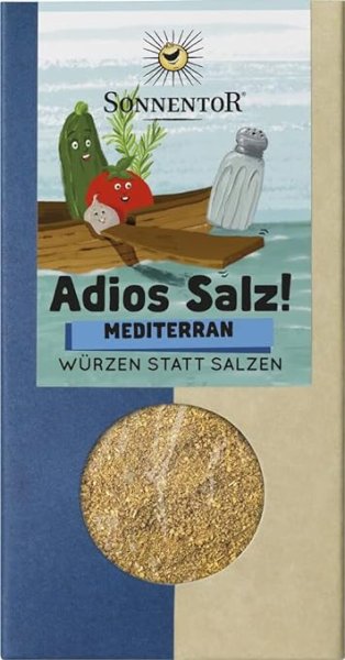 Sonnentor Bio Adios Salz Gemüsemischung mediterran (6x55g)