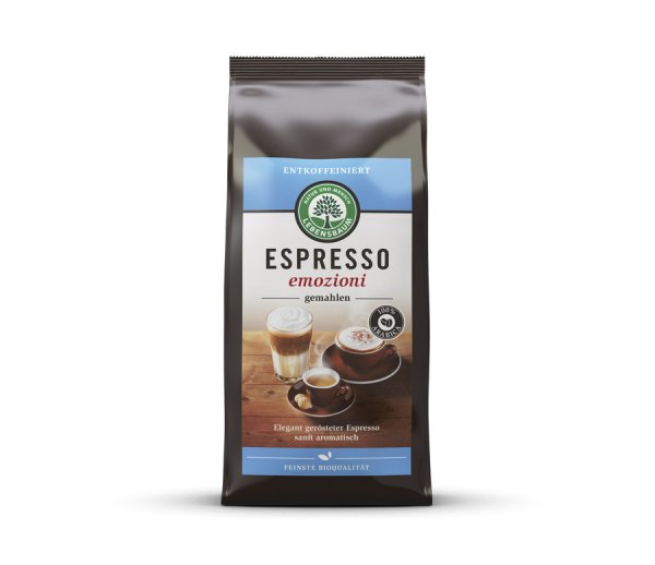 Lebensbaum Solea Espresso gemahlen & entkoffeiniert 250g