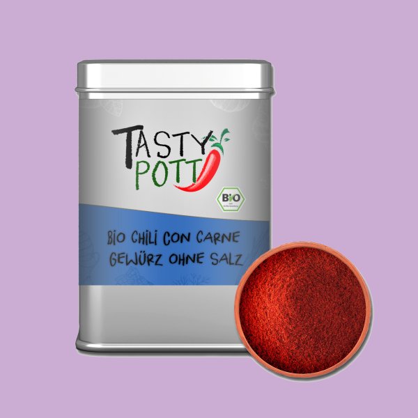 Tasty Pott Bio Chili con Carne Gewürz 100g Gewürzmischung