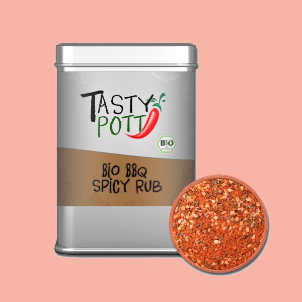 Tasty Pott Bio Spicy BBQ Rub 100g Grillgewürze