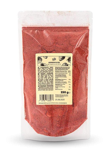 KoRo Gefriergetrocknetes Erdbeerpulver 250g