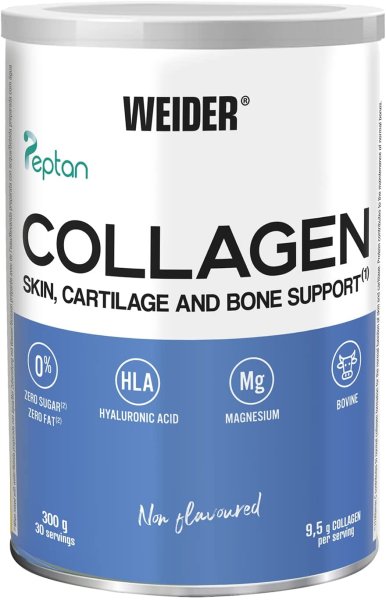 Weider Collagen Peptide Kollagen Pulver mit Hyaluronsäure 300g
