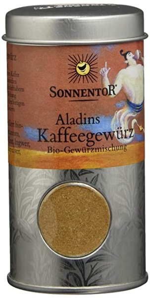 Sonnentor Aladins Kaffeegewürz Streudose, 1er Pack (1 x 35 g) - Bio