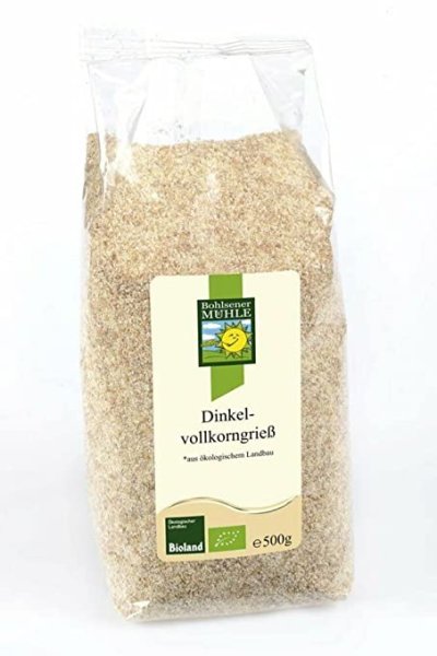 Bohlsener Mühle Bio Dinkelvollkorngrieß 500g