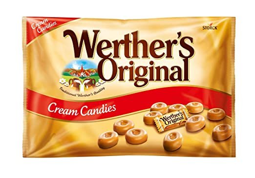 Werther's Original – 1 x 1000g Großpackung – Klassische Sahnebonbons mit leckerem Karamellgeschmack