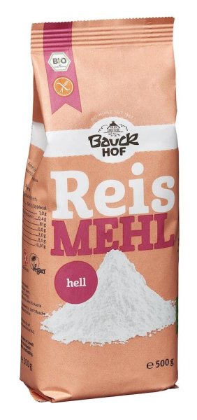 Bauckhof Reismehl hell glutenfrei Bio (6x500g)