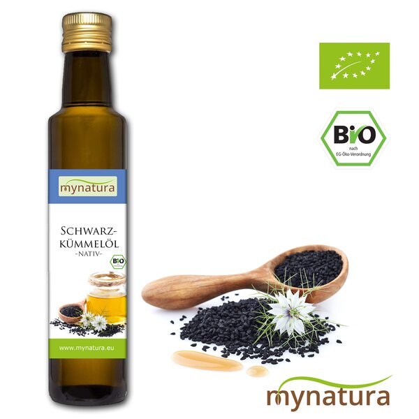 Mynatura Bio Schwarzkümmelöl kaltgepresst 500ml