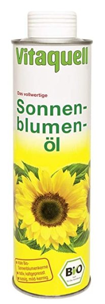 Vitaquell Sonnenblumenöl Bio kaltgepresst 375 ml