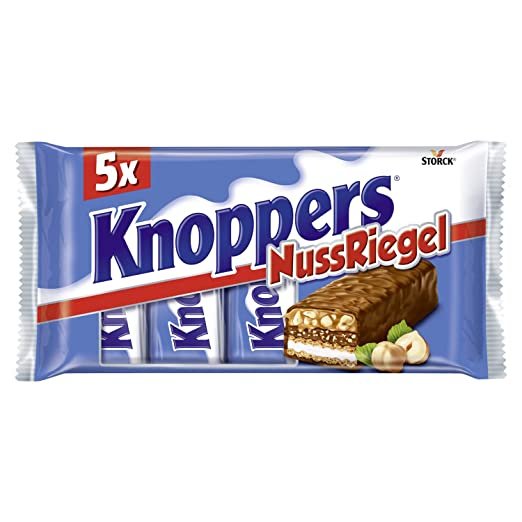 Knoppers NussRiegel – 1 x 200g (5 Riegel)