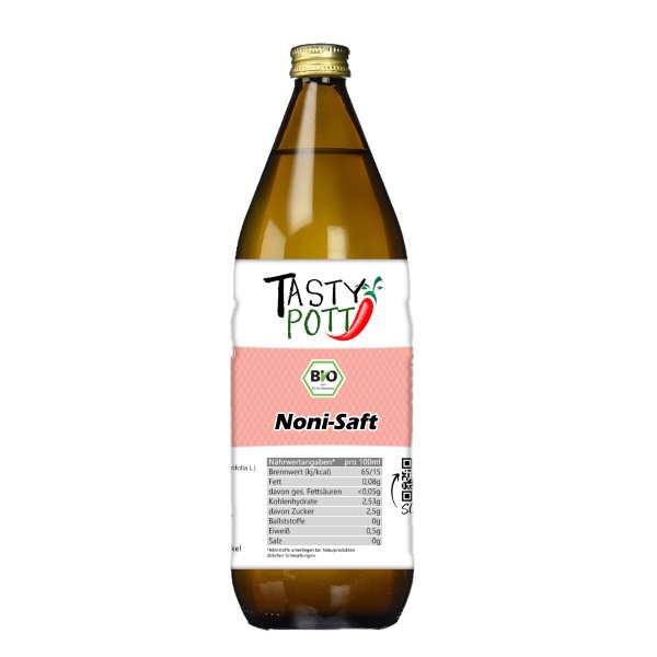 Tasty Pott Bio Nonisaft - Noni Frucht Saft Stachelannone 1000ml